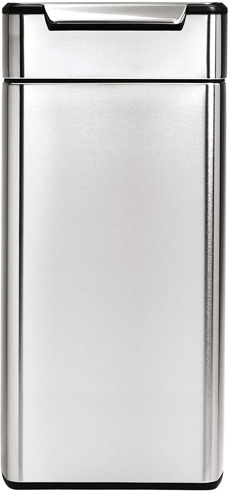 Simplehuman Rectangular 30L Touch Bar Silver Bin - Brushed Stainless Steel