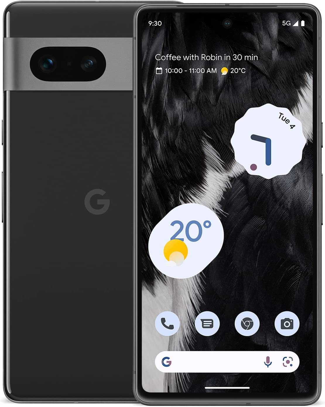 Google Pixel 7 128GB 6.3" 5G Smartphone 8GB RAM Unlocked SIM-Free - Obsidian - Kazoop 