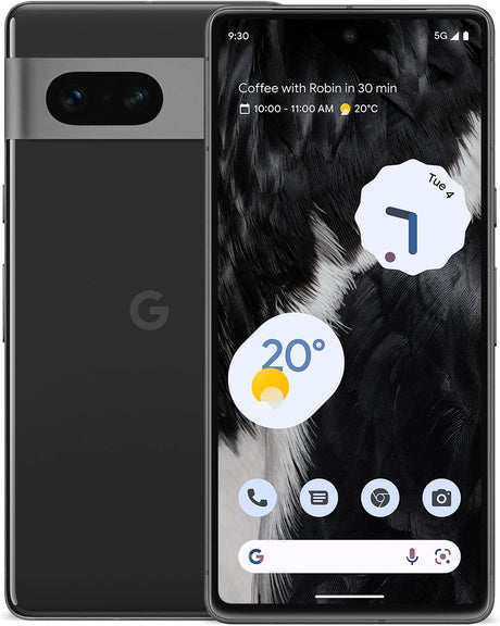 Google Pixel 7 128GB 6.3" 5G Smartphone 8GB RAM Unlocked SIM-Free - Obsidian - Kazoop 