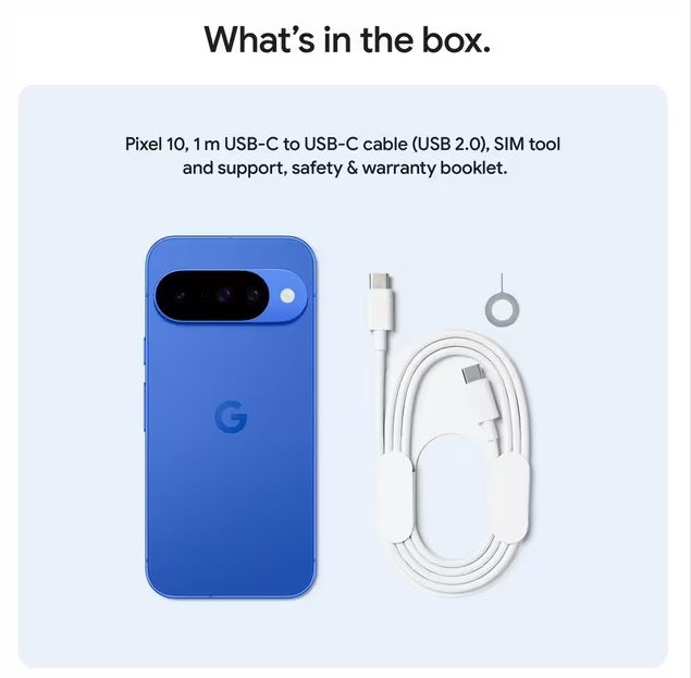 Google Pixel 10 5G 6.3'' Smartphone 128GB Unlocked SIM-Free