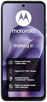 Motorola Moto G17 6.7'' 4G Smartphone 128GB Unlocked SIM-Free - Evening Blue
