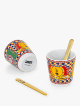 Bialetti Dolce & Gabbana Sicilian Carretto Moka Espresso Coffee Maker Set