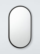 John Lewis Vela Pill LED Heated Illuminated Bathroom Mirror 90 x 50cm Black
