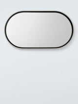 John Lewis Vela Pill LED Heated Illuminated Bathroom Mirror 90 x 50cm Black