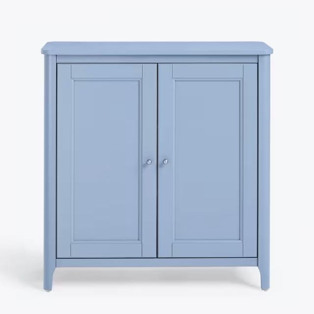 John Lewis Fully Assembled Portsman Bathroom Double Towel Cupboard - White