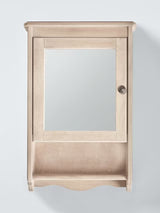 John Lewis Heritage Moisture-Resistant Mirrored Bathroom Cabinet White Wash