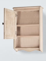 John Lewis Heritage Moisture-Resistant Mirrored Bathroom Cabinet White Wash