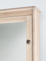John Lewis Heritage Moisture-Resistant Mirrored Bathroom Cabinet White Wash