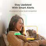 Petcube Cam 360 Interactive WiFi Smart Pet Home Monitoring Camera - White