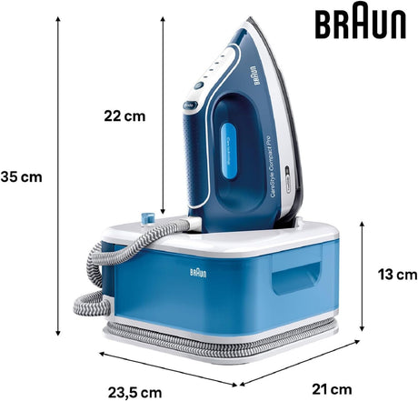 Braun CareStyle IS2565BL Vertical Steaming Compact Pro Steam Iron - Blue