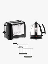 Dualit Lite Kettle & Toaster Set with Sandwich Cages (DPP2A/ DMK1) - Black