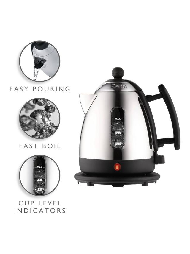 Dualit Lite Kettle & Toaster Set with Sandwich Cages (DPP2A/ DMK1) - Black