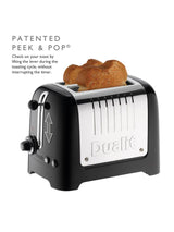 Dualit Lite Kettle & Toaster Set with Sandwich Cages (DPP2A/ DMK1) - Black