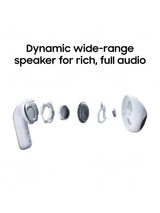 Samsung Galaxy Buds4 True Wireless Earbuds with Galaxy AI Active-NC - White