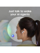 Samsung Galaxy Buds4 True Wireless Earbuds with Galaxy AI Active-NC - White