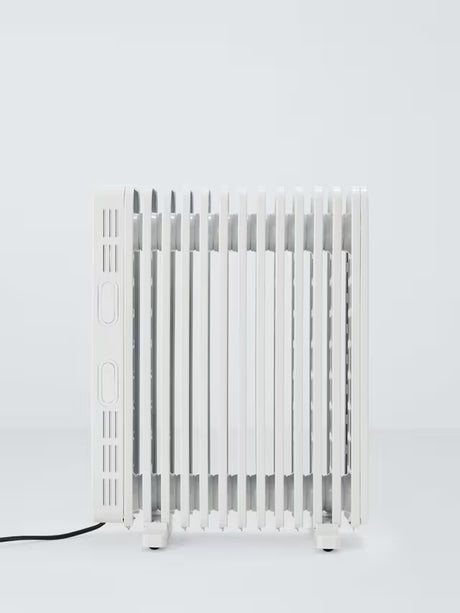 John Lewis Digital Oil Filled Adjustable Electric Heater Radiator - White