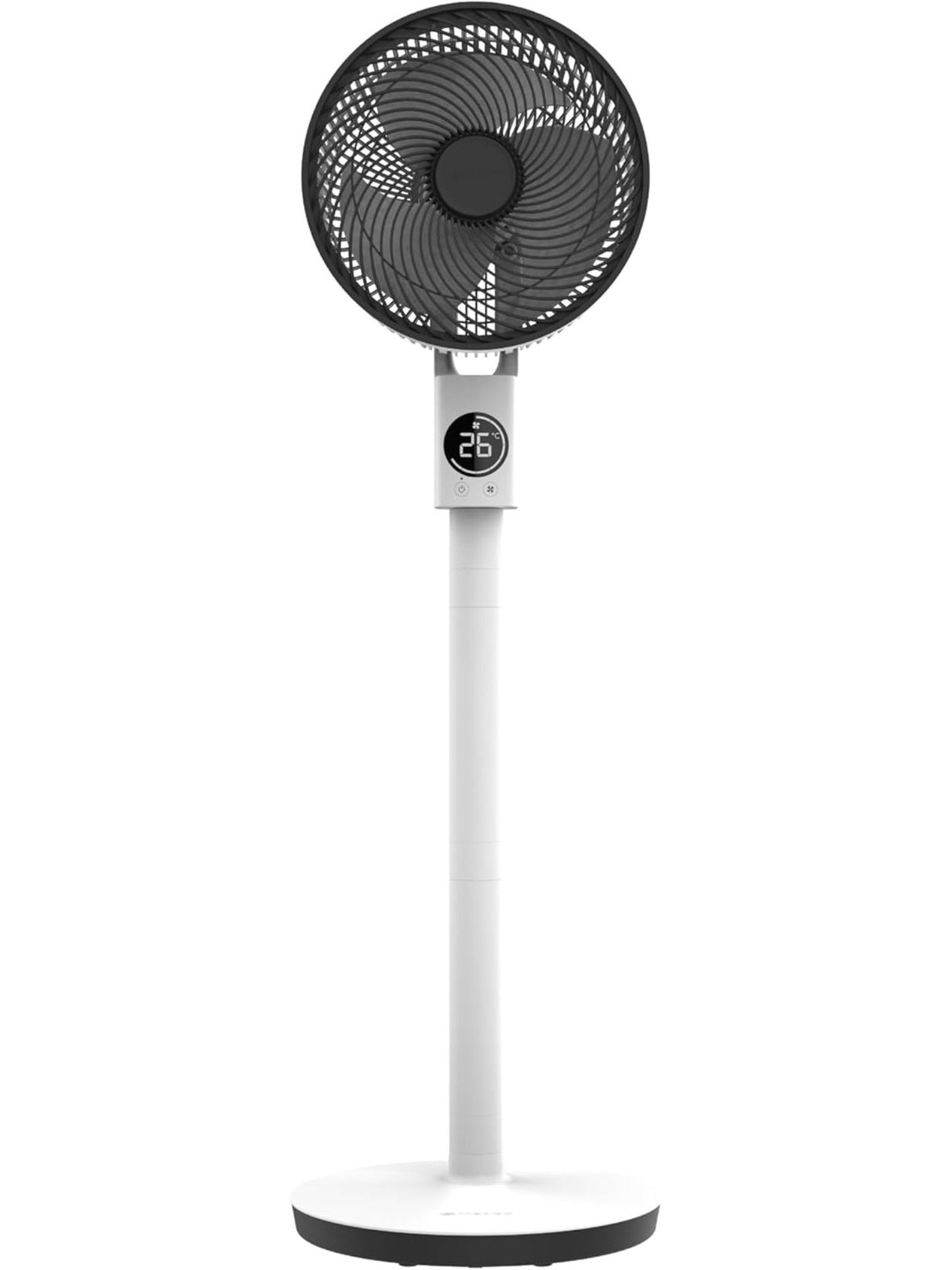 Meaco Sefte 8" Portable Rechargeable 12-Speed Air Circulator Table Fan White