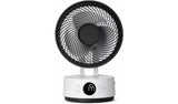 Meaco Sefte 8" Portable Rechargeable 12-Speed Air Circulator Table Fan White