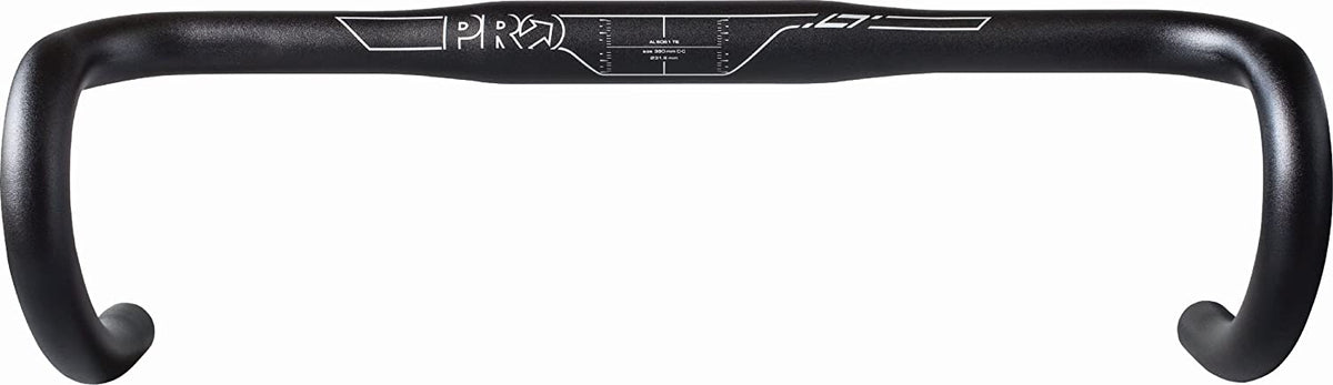 PRO LT Handlebar Alloy 31.8mm Compact 38cm - Black
