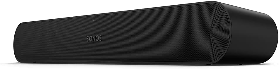 Sonos Ray All-in-one Wireless Compact Soundbar Works with AirPlay 2 - Black