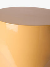 The Conran Shop Doric Sculptural Designer Living Room Side Table - Mustard
