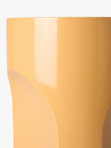 The Conran Shop Doric Sculptural Designer Living Room Side Table - Mustard