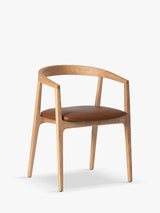 Swyft Model 01 Fully Assembled Dining Chair Set of 2 - Leather - Oak/Maple