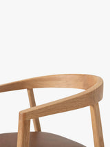 Swyft Model 01 Fully Assembled Dining Chair Set of 2 - Leather - Oak/Maple