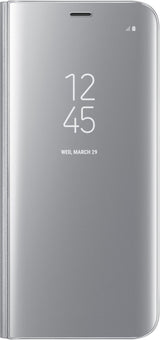 Samsung Genuine Original Galaxy S8 Clear View Standing Case - Silver