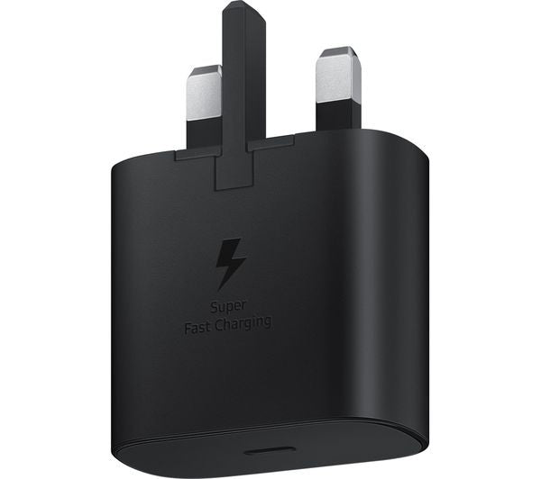 Samsung Super Fast Charging 25W PD USB-C Compact Travel Adapter Plug - Black
