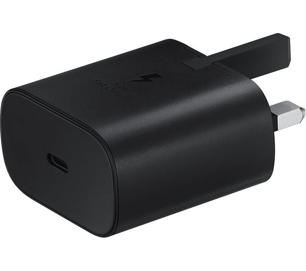 Samsung Super Fast Charging 25W PD USB-C Compact Travel Adapter Plug - Black