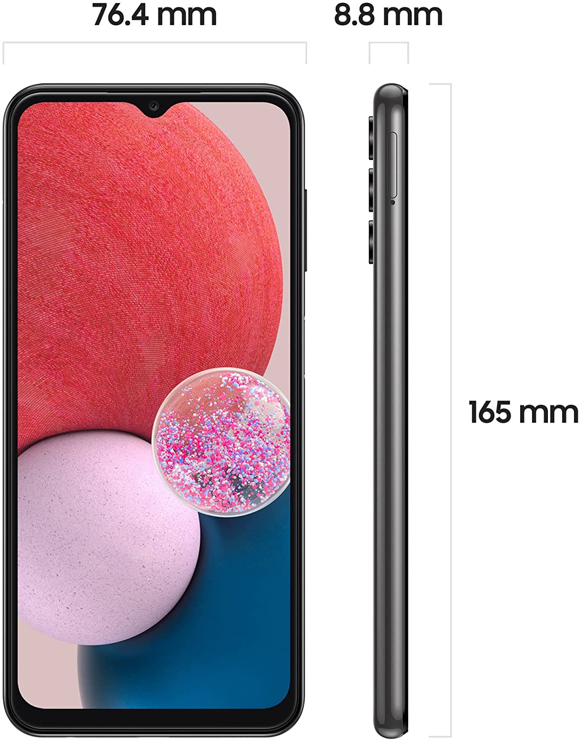 Samsung Galaxy A13 6.6'' Android Smartphone 64GB Unlocked Dual-Sim - Black - Kazoop 