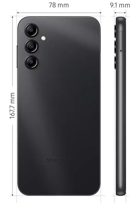 Samsung Galaxy A14 SM-A145 4G 64GB SIM Free Unlocked Smartphone - Black - Kazoop 