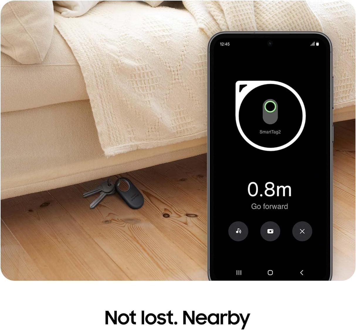Samsung Galaxy SmartTag2 Bluetooth Item Finder Location Tracker - Black