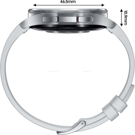 Samsung Galaxy Watch6 Classic OLED Touchscreen Wi-Fi GPS Smartwatch - Silver