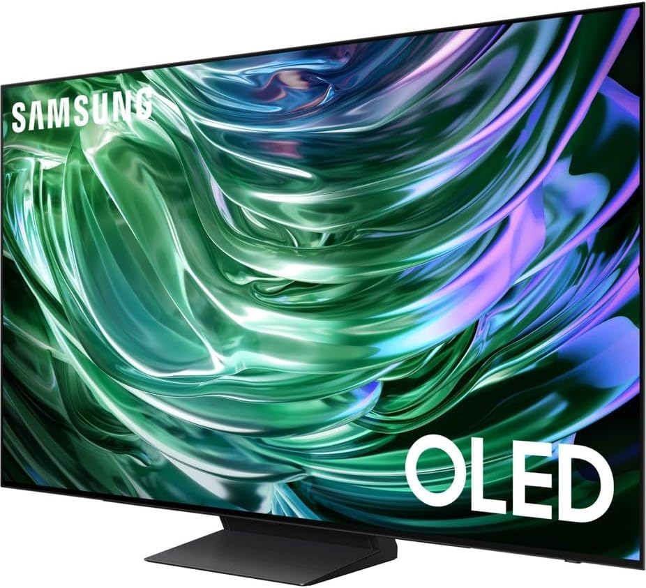 Samsung QE55S90D 2024 OLED HDR 4K UHD 55'' Smart AI TV with TVPlus - Black