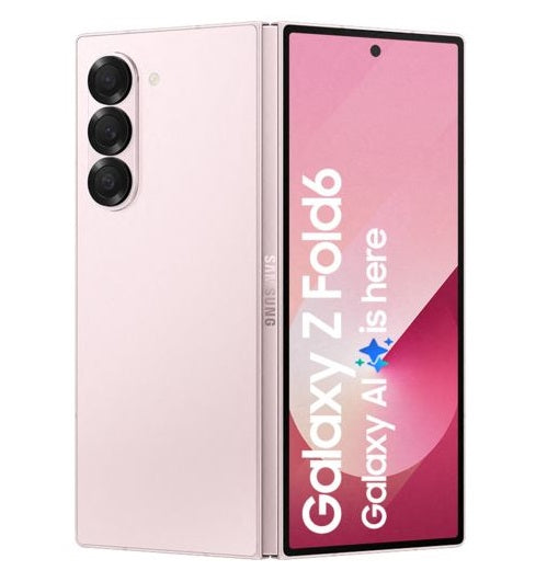 Samsung Galaxy Z Fold6 7.6" 5G Smartphone 256GB Unlocked Dual-SIM-Free - Pink
