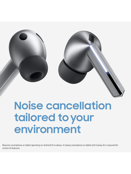 Samsung Galaxy Buds3 Pro True Wireless Noise-Cancelling Earbuds - Silver