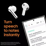 Samsung Galaxy Buds3 True Wireless Bluetooth In-Ear ANC Earbuds - White