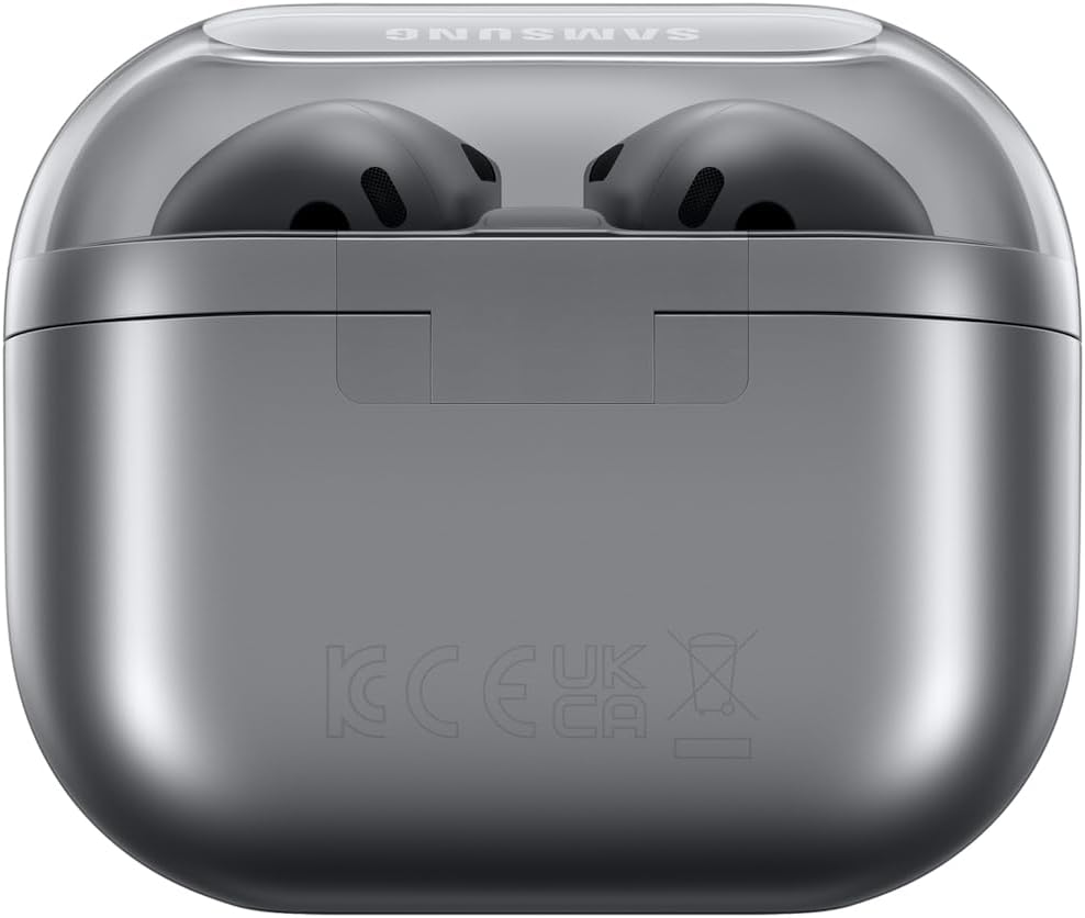 Samsung Galaxy Buds3 Wireless Bluetooth Noise-Cancelling Earbuds Silver