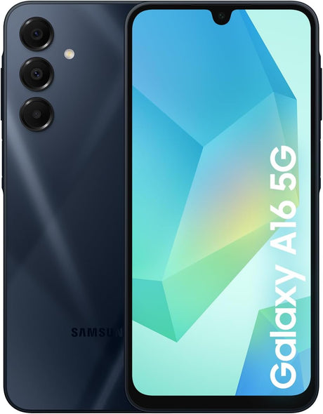 Samsung Galaxy A16 5G 6.7'' Smartphone 128GB Unlocked SIM-Free - Blue Black - Kazoop 