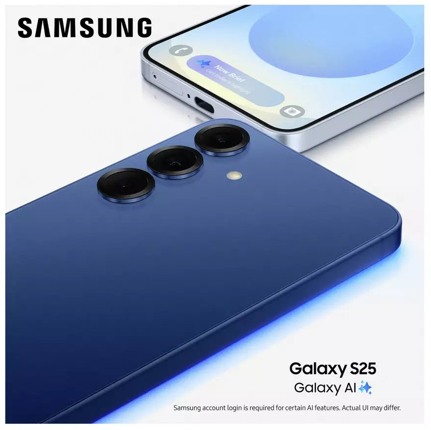 Samsung Galaxy S25 5G 6.2'' Smartphone 128GB 12GB Unlocked SIM-Free - Blue