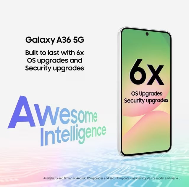 Samsung Galaxy A36 5G 6.7'' Smartphone 8GB 256GB Unlocked SIM-Free - Black