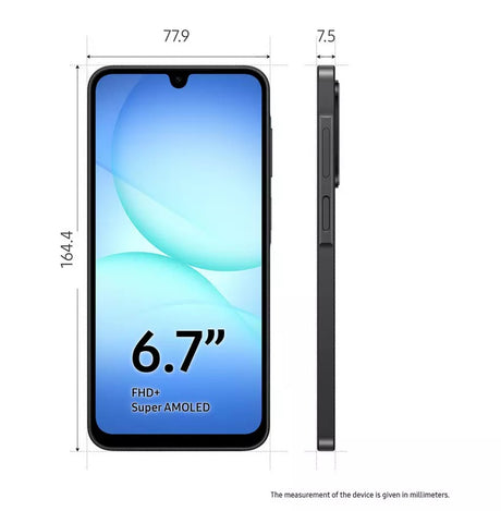 Samsung Galaxy A17 5G 6.7'' Smartphone 128GB Unlocked Dual-SIM-Free - Black