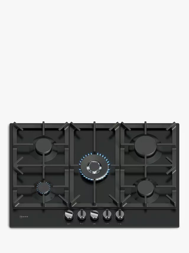 Neff N70 T27CIQ8S0 75cm Flame Control Removable Dials & Pan Supports Gas Hob