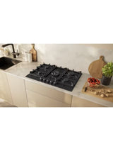 Neff N70 T27CIQ8S0 75cm Flame Control Removable Dials & Pan Supports Gas Hob