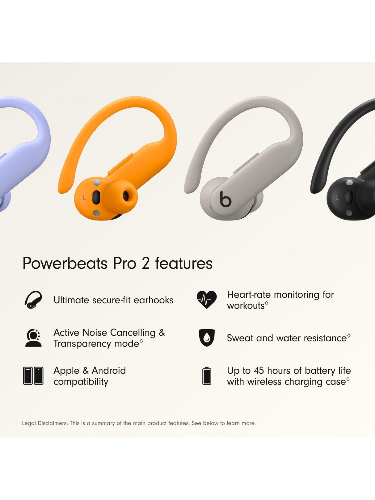 Beats Powerbeats Pro 2 True Wireless In-Ear Sport Headphones - Quicksand