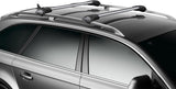 Thule WingBar Edge 9584 Aerodynamic Raised Rails Roof Bars - S/M - Silver