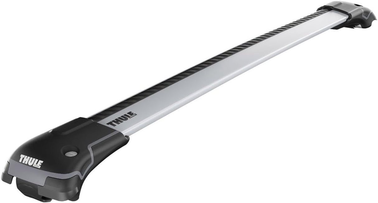 Thule WingBar Edge 9585 Raised Rail Lockable Cross Bars Pair - M/L - Silver