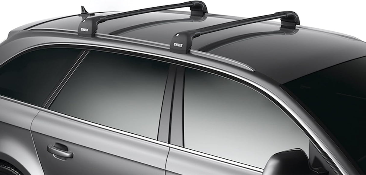 Thule WingBar Edge 9595B Aerodynamic Aluminium Roof Bars Pair 104cm - Black